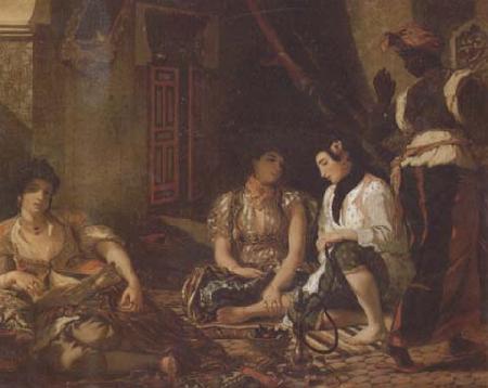 Eugene Delacroix Femmes d'Alger dans leur appartement (mk32) oil painting image